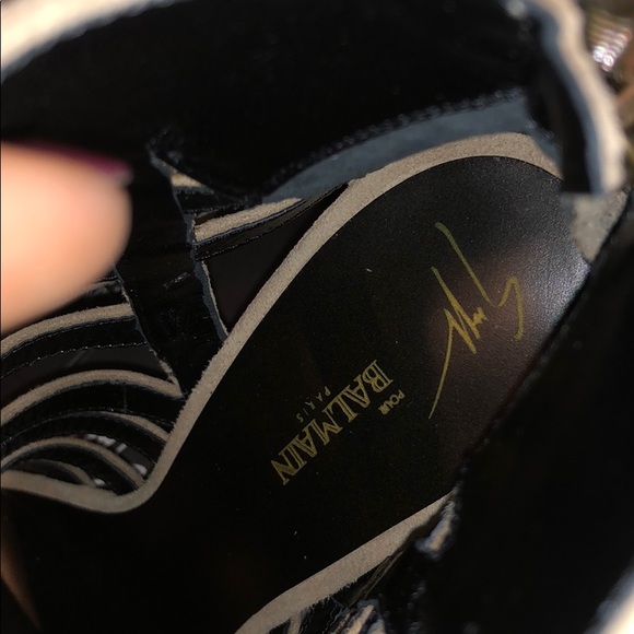 🆕Giuseppe x Balmain Suede Camel Shoe Sz 40 💯 BNIB - Picture 6 of 8